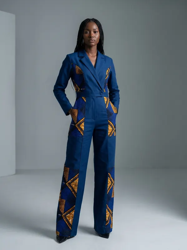 Tailleur wax pantalon